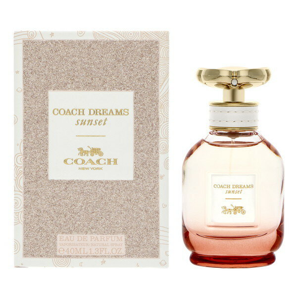 COACH コーチ 香水 レディース ドリームス サンセット オードパルファム 40mL CO-DREAMSSUNSETEP-40 フレグランス 誕生日 新生活 プレゼント 贈り物 ギフト