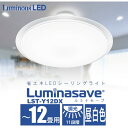 シーリングライト ~12畳 昼白色 調光 11段階 LST-Y12DX ルミナセーブ LED 常夜灯 2段階 メモリ機能 お休みタイマー 省エネ リモコン付き リビング ダイニング 寝室 子供部屋 買い替え ドウシシャ
