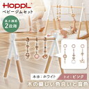 HOPPL ベビージムセット ホワイト/ピンク BTL-BGS-WH-PI ホップル メーカー直送