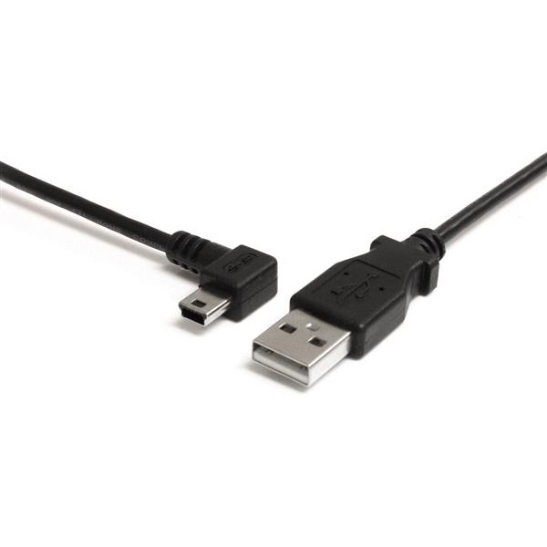 StarTech USB2HABM6LA ミニUSB変換ケーブル(左向き L型 1.8m)