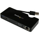 StarTech USB3SMDOCKHV トラベルドッキングステーション(Ultrabook/Macbook用)