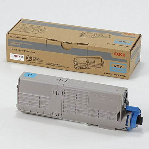 OKI TC-C4BC2 [トナーカートリッジ シアン 大 MC573dnw・C542dnw用] メーカー直送