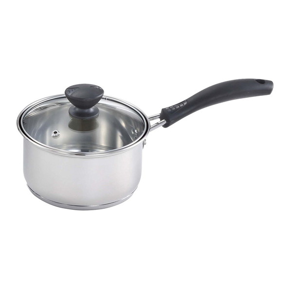 Sauce Pans - ベストコ ND-5991 [プリオール 片手鍋 14cm ガラス蓋付]