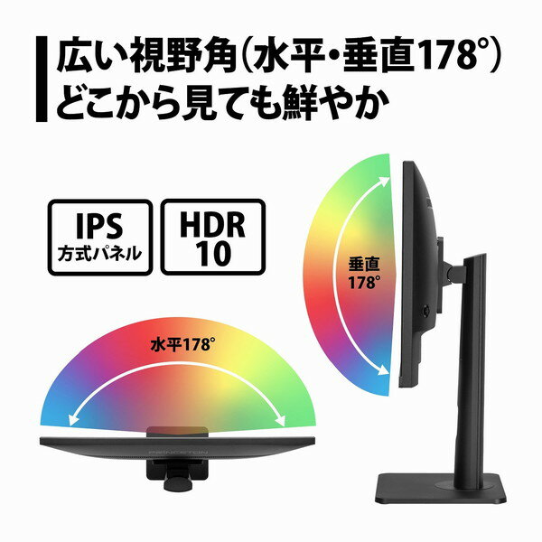 PTF-H241WS-BK princeton ブラック [23.8型フルHD液晶ディスプレイ]