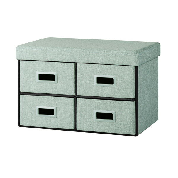 【エントリーでP5倍!20日20:00-27日1:59】 SST4H-60-LB アイリスオーヤマ ライトブルー [3WAY引き出し収納ボックス 引き出し4つタイプ] メーカー直送