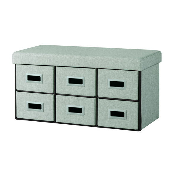 【エントリーでP5倍!20日20:00-27日1:59】 SST6H-76-LB アイリスオーヤマ ライトブルー [3WAY引き出し収納ボックス 引き出し6つタイプ] メーカー直送