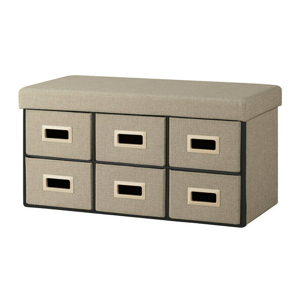 【エントリーでP5倍!20日20:00-27日1:59】 SST6H-76-B アイリスオーヤマ ブラウン [3WAY引き出し収納ボックス 引き出し6つタイプ] メーカー直送