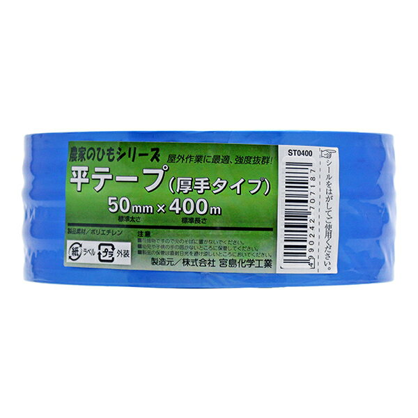 ST0402 宮島化学工業 [平テープ厚手 青]