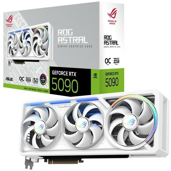 ROG-ASTRAL-RTX5090-O32G-WHITE ASUS ホワイト [グラフィックボード]【KK9N0D18P】