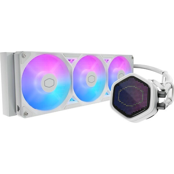 MLX-D36M-A25SZ-PW CoolerMaster MasterLiquid Atmos II 360 Pixel LED White [水冷CPUクーラー]