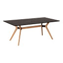 ARBOL コージー 180x90 ダイニングテーブル T BK X脚 筑波産商 メーカー直送