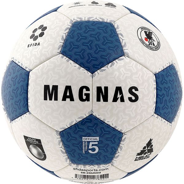 Balls - スフィーダ サッカーボール SB-25MN01 WHT/BLU MAGNAS 土用 5号 SFIDA