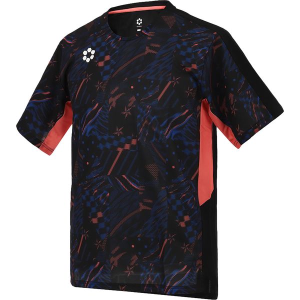 スフィーダ フットサルウエア SA-25805 BLK Teampress プラクティスシャツS/S S SFIDA Black