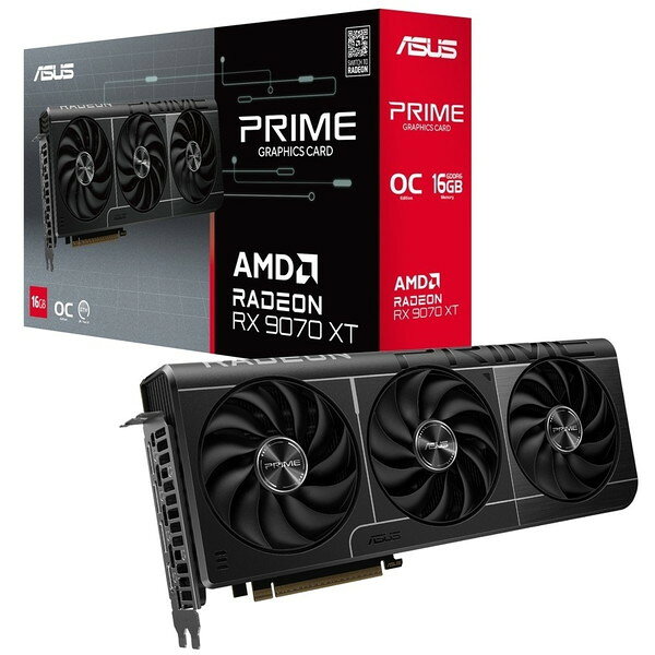ATI Technologies - PRIME-RX9070XT-O16G ASUS PRIME [グラフィックボード]【KK9N0D18P】