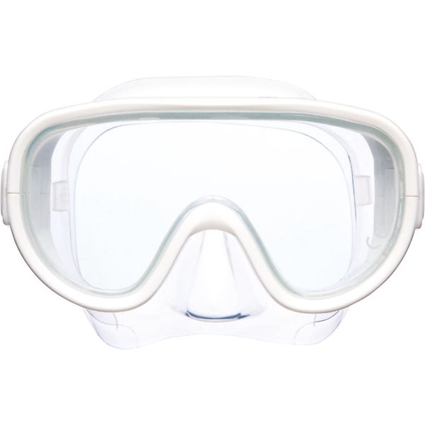 RM11Q W シリコーン製シュノーケリング用マスク 大人用 ホワイト リーフツアラー