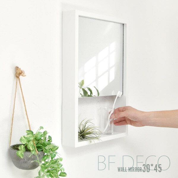 BFMI0251MOWHT B.Bファニシング ホワイト BF DECO [壁掛けミラー] メーカー直送 [2]