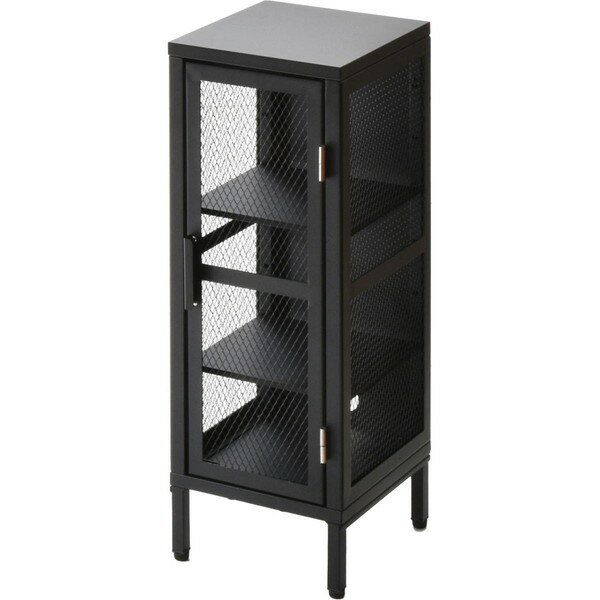 BRLS0328KIBLK B.Bファニシング ブラック BURUCK [スリムメッシュキャビネット3段] メーカー直送