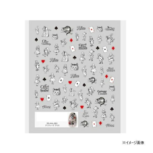 TSUMEKIRA(ツメキラ) ネイルシール es アンティーク 不思議の国のアリス ES-AAL-001 イングカワモト TSUMEKIRA(ツメキラ) ネイルシール es アンティーク 不思議の国のアリス ES-AAL-001 イングカワモト