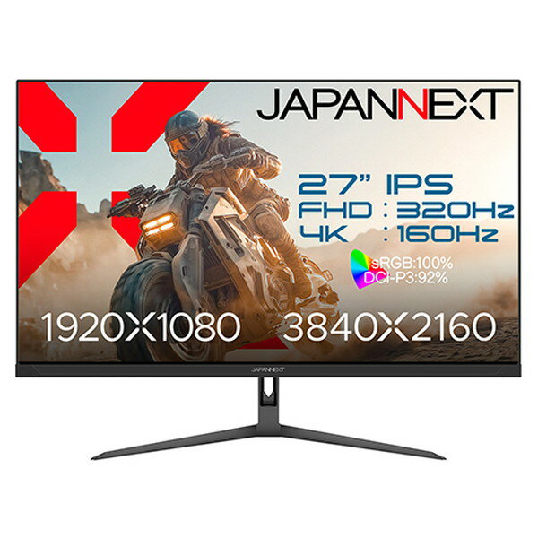 JN-IPS27G1632UF JAPANNEXT 27.0型ワイド 4K ゲーミングモニター