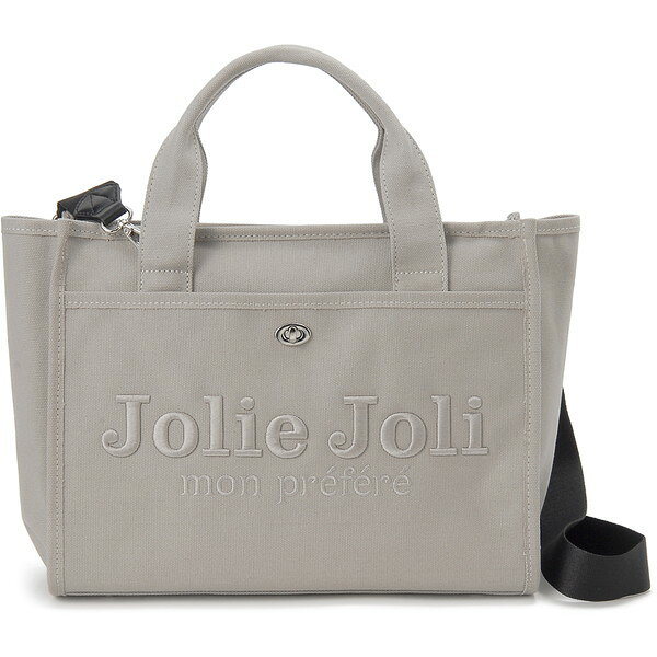 ジョリージョリ キャンバストート JJ-2025121L-407 Jolie Joli グレー