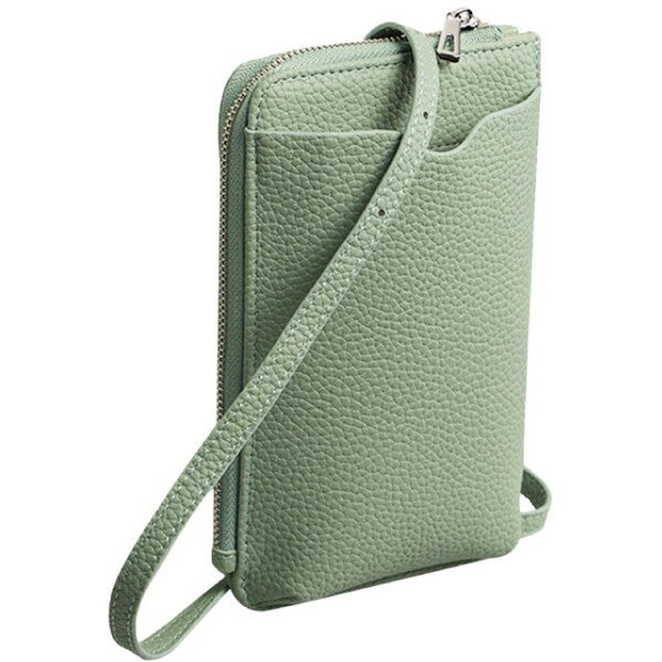 【エントリーでP5倍!20日20:00-27日1:59】 bon015 スマホポーチ スモーキーミント 大河商事(2)