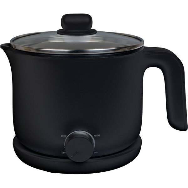 YRGB-S600(B) 山善 ブラック [クッキングケトル]