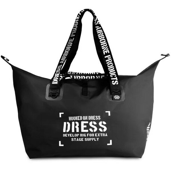防水トートバッグ ブラック XL DRESS