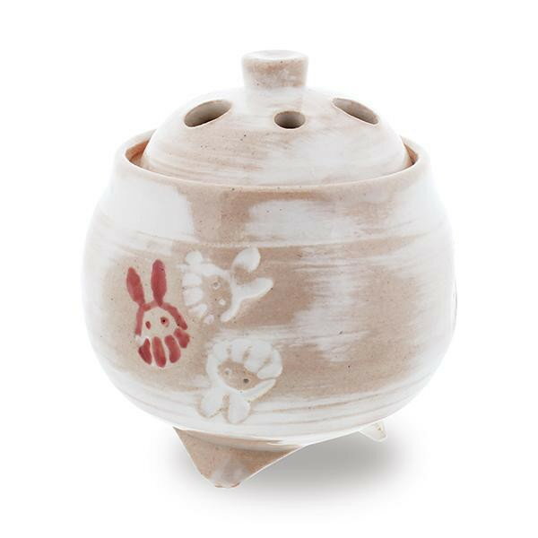 incense Burners - 香炉 だるまうさぎ 京焼・清水焼 79689 日本香堂