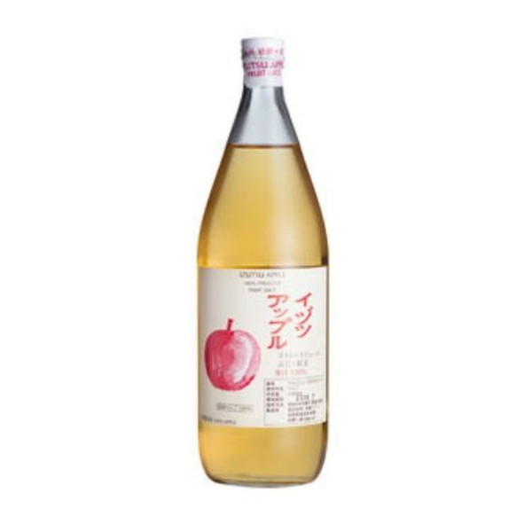 Mountain Grape - 井筒ワイン アップル ストレート果汁100% 瓶 1Lx12 メーカー直送 プレゼント ギフト