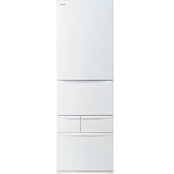 【エントリーでP5倍!20日20:00-27日1:59】 GR-Y41GH(WU) 東芝 マットホワイト [冷蔵庫 (411L・右開き)]