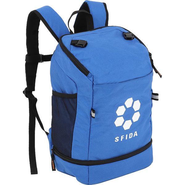 フットサルバッグ フットボールバックパックJR ブルー FREE SH25B12JR BLU SFIDA