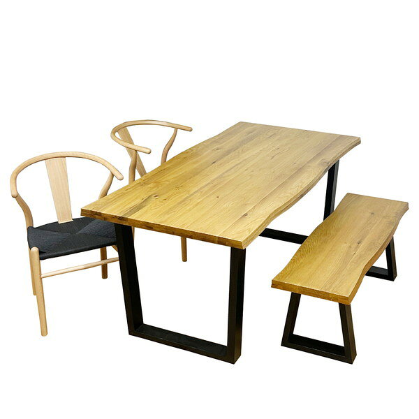 VT-01-180-4-B-OAK-NABK 後藤家具物産 [ダイニングテーブル 4点セット] メーカー直送