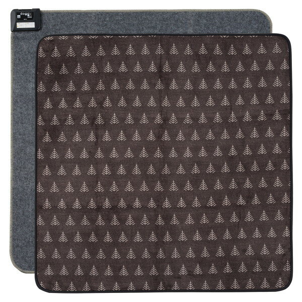 ホットカーペット カバーセット 1畳 広電 VWC112H-HK ツリー柄 スクエア KODEN 暖かい