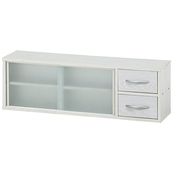 Kitchen Cabinets - 52286 カウンター上収納ラック 90幅 オークWH 不二貿易 メーカー直送