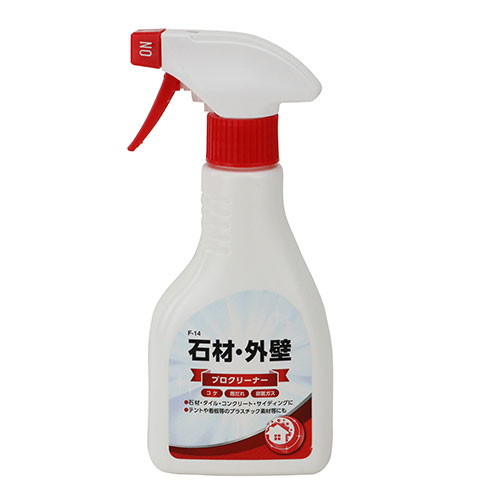 商品説明★ 【用途】外壁についた、水アカ、コケ、排気ガスの汚れ落とし (モルタル・サイディング・テラゾー・ブロック塀)。テント・看板等の汚れ落とし。墓石のコケや汚れ落とし。【特徴】プロが使用する商品なので優れた洗浄力があります。工場、事務所、一般住宅向けなど用途に合わせて商品を選ぶことが出来ます。汚れによっては希釈して使用することもできるので経済的です。【使用方法】1.汚れを落としたい箇所に、スプレーし、デッキブラシやたわし等でブラッシングしてから、水で洗い流して下さい。 2.高圧洗浄機と併用してお使いいた★ 友和の外壁用[注意事項]●使用方法・使用上の注意をよくお読みください。●【注意】空中に向かってスプレーしない。●電源まわりは注意して使用する。●塗装面は放置するとシミになるな刀かあるので目立たない所で確かめてから使用する。●液漏れ防止の為、守てた状暇で保賢し便わない時はノズルを「OFF」にする。●【注意使用上の注意】用途以外に使わない使用時は液が目に入らないように注意する。●使用時には、ゴム手袋を使う。●ノズルを「OFF」のままスプレーしない。●スプレーが壊れたり、ノズルを回した時に液漏れをする。●使用時は、液が身体にかからなスペック* 品名: 業務用合成洗剤。* 成分: 界面活性剤3%(アセチノール)、。* トリポリリン酸、モノエタノールアミン。* 液性: 弱アルカリ性。* 正味量: 320ml。