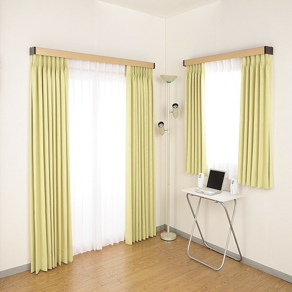 Curtain Rails - 6065p-624246 遮光カーテンレイルカバー レイベル 2M I6002ナチュラルオーク Fullness メーカー直送