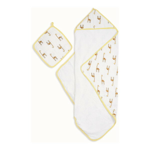 エイデンアンドアネイ フード付きタオル&ウォッシュクロスセットジャングルジャム GFADAB3204 aden + a..