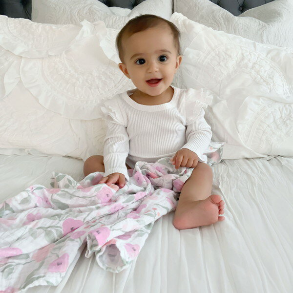 エイデンアンドアネイ スワドルモンフルール 2枚 SWADABASWC20007J aden + anais