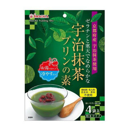 Cakes - 今岡製菓 ゼラチンと寒天で宇治抹茶プリンの素 72gx12 メーカー直送 プレゼント ギフト