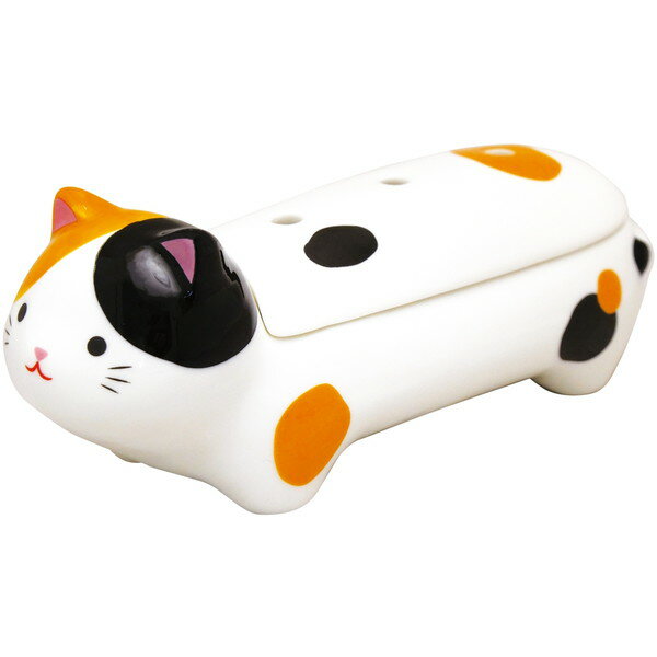 【エントリーでP5倍!20日20:00-27日1:59】 toco toco Incense Holder 三毛猫 [線香置き]