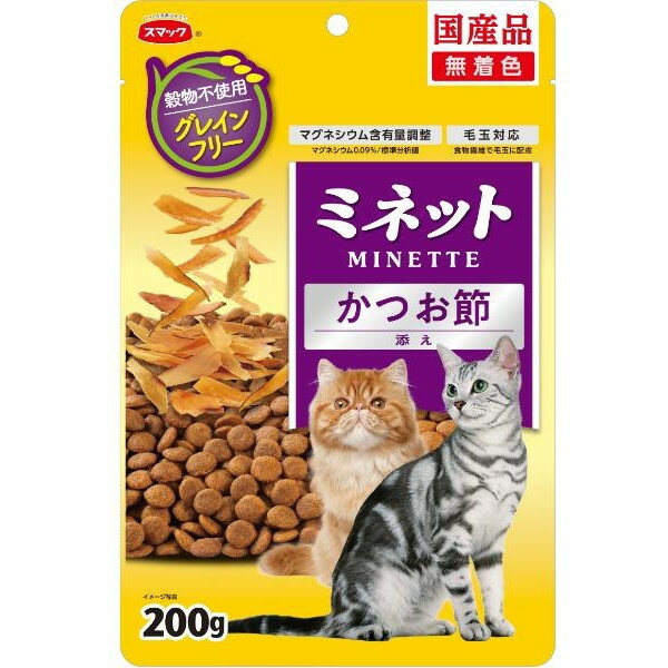 Diets - ミネット グレインフリー かつお節添え 200g スマック