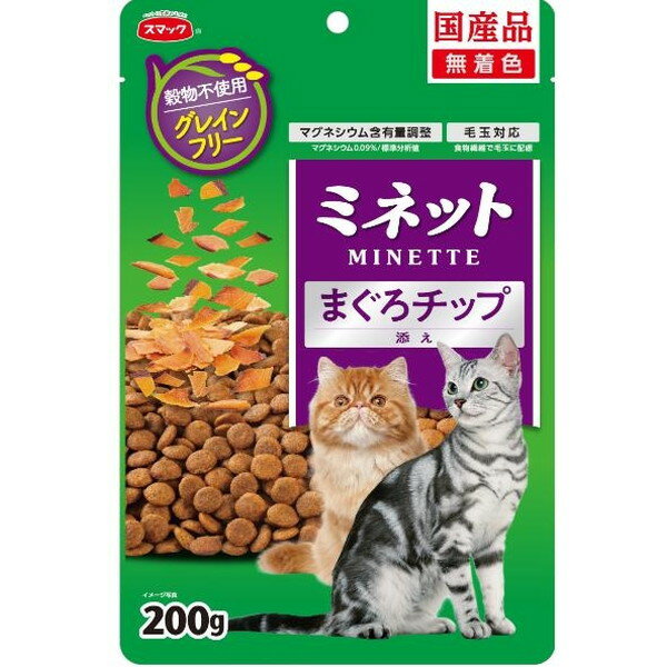 Diets - ミネット グレインフリー まぐろチップ添え 200g スマック