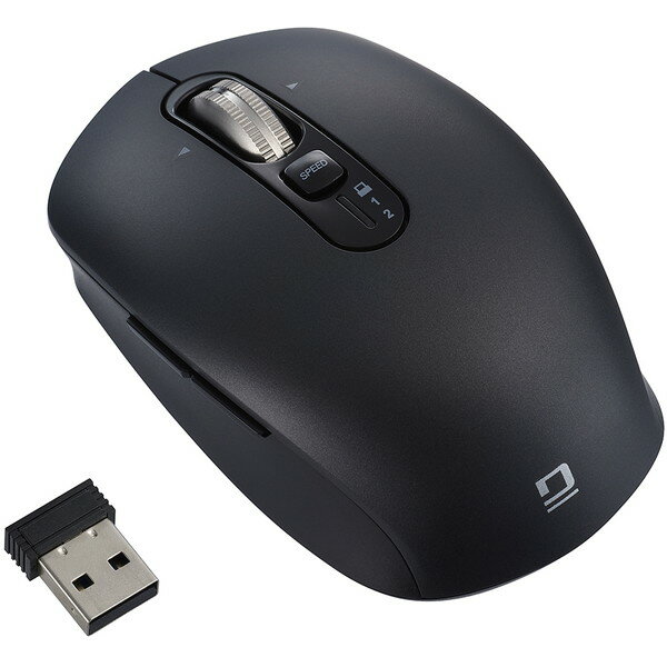 MUS-DKF239BK Nakabayashi ブラック [ワイヤレス マウス Dual 静音 5ボタン BlueLED S]