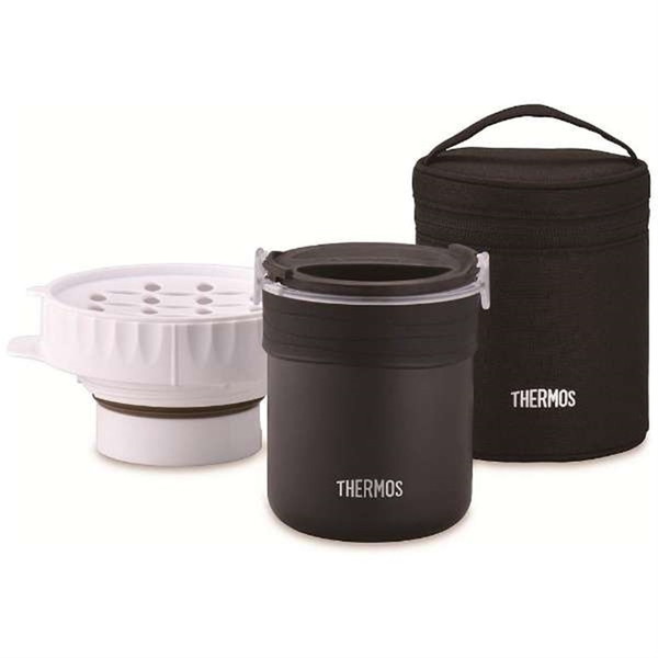 JBS-360-BK THERMOS ブラック [ごはんが炊ける弁当箱]