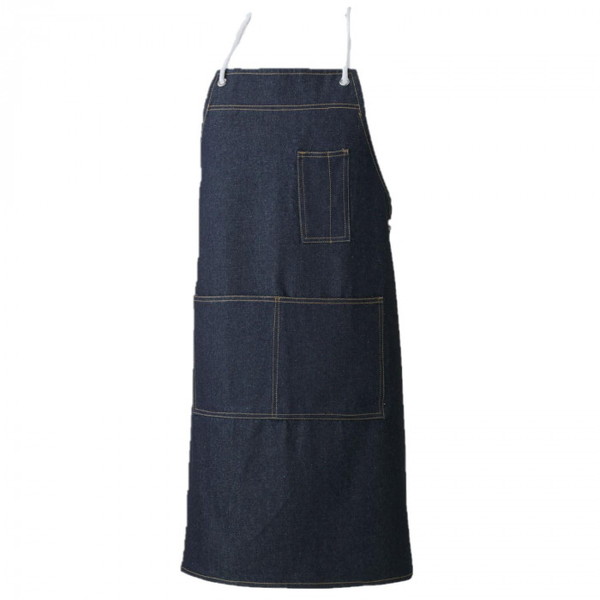 桑和 10021 エプロン(首掛け) Fサイズ ブルー(8) SOWA 桑和