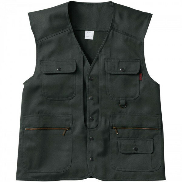 桑和 1016 ベスト 3Lサイズ チャコールグレー(23) 只今参上 桑和