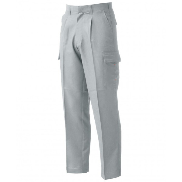 乐天商城 - 桑和 118 ワンタックカーゴパンツ 76サイズ シルバーグレー(22) BULL WORKS 桑和