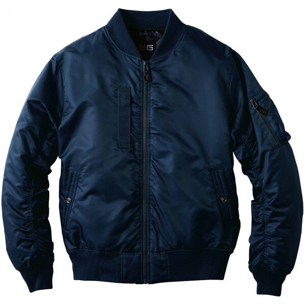 【エントリーでP5倍!20日20:00-27日1:59】 桑和 0014-00 フライトブルゾン LLサイズ ネイビー(1) G.GRO..