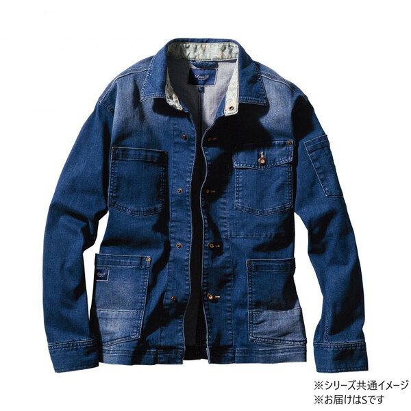 商品説明★ 伸縮性抜群のストレッチ素材で動きやすいです。しっかりと汗を吸い、いつも爽やかな肌ざわり。洗濯による縮み、型くずれがしにくいです。スペック* 素材・材質：本体：綿79%・ポリエステル19%・ポリウレタン2%* 商品サイズ：S* 仕様：ストレッチPUキャンパスとヴィンテージ加工3本ステッチ* 生産国：バングラデシュ