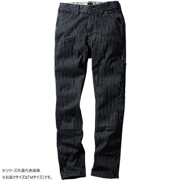 桑和 1472-08 カーゴパンツ(ノータック) Mサイズ ストライプ(910) Dandy Dad 桑和